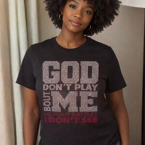 Black Graphic Short Sleeve Tee